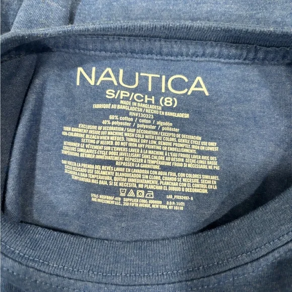 Boys Nautica blue T-shirt - Picture 2 of 4